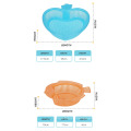 Durable plastic food basket fish shape sieve kitchen supply for sale